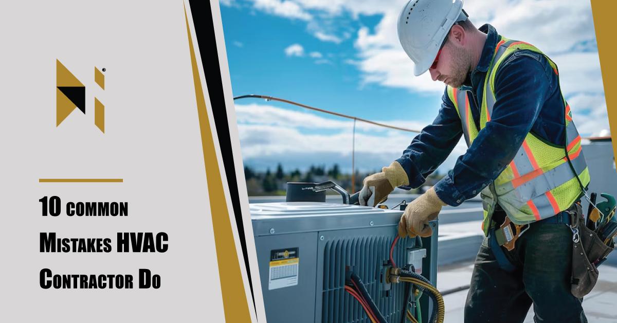 10 Common Mistakes HVAC Contractors Do