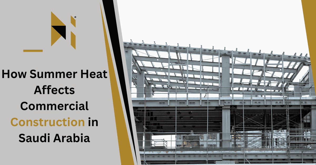 How Summer Heat Affects Commercial Construction in Saudi Arabia
